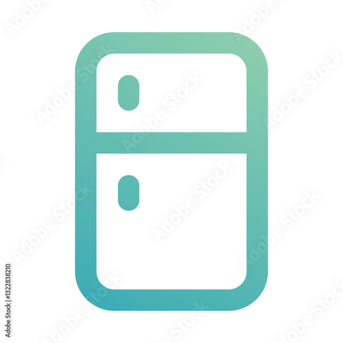 refrigerator icon for illustration