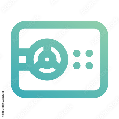 safebox icon for illustration