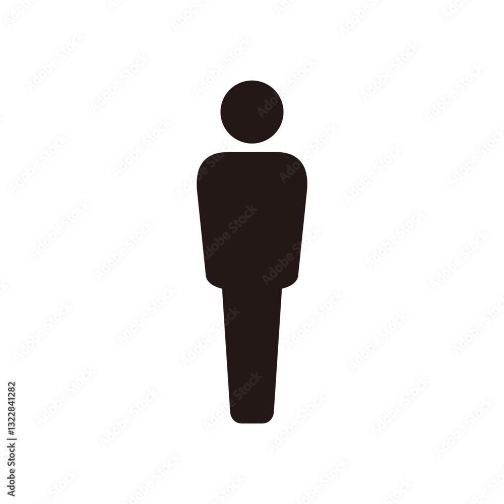 人間のピクトグラムアイコン 人間のピクトグラムアイコン