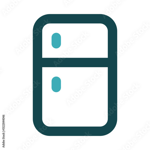 refrigerator icon for illustration