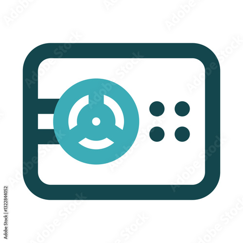 safebox icon for illustration