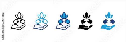 Alternative Medicne Multi Style Icon Set