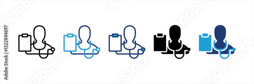 Medical Specialist Multi Style Icon Set