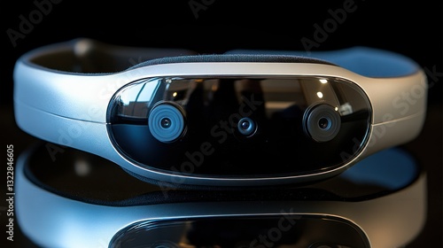 Head-mounted display with multiple cameras