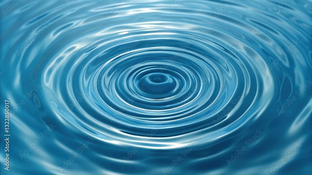 Rippling water surface in tranquil blue tones. Rippling water surface in tranquil blue tones.