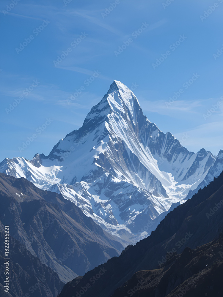 Ama Dablam mount in Sagarmatha National park, Nepal Ama Dablam mount in Sagarmatha National park, Nepal