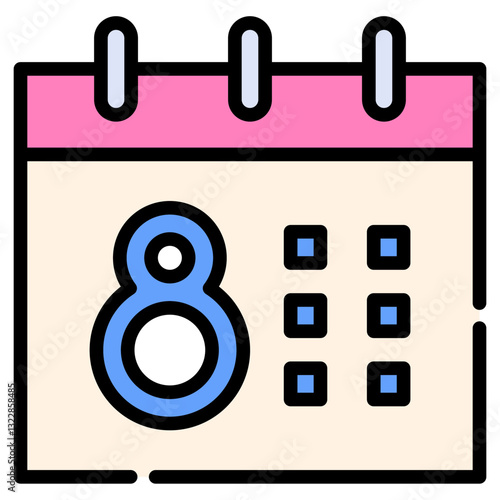 March 8 Icon