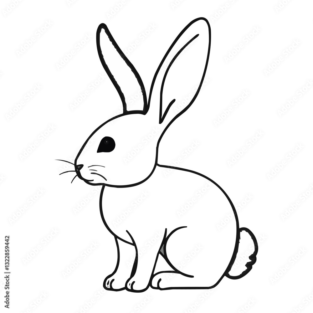 rabbit, vector illustration rabbit, vector illustration