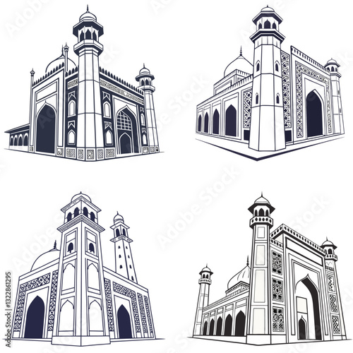 Enchanted Fortress Silhouettes.