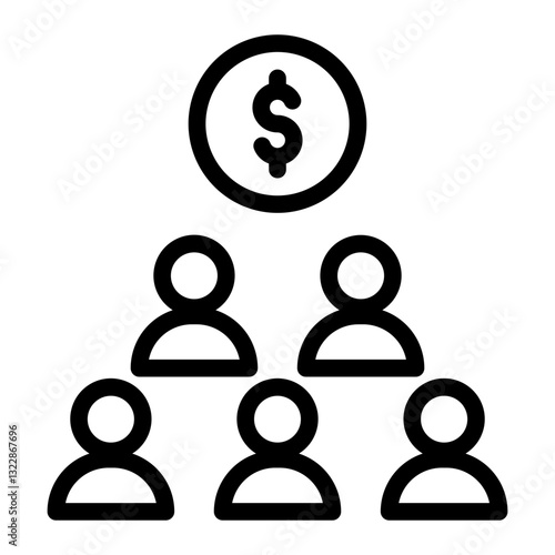 funding Line Icon