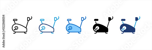 Exercise Machine Multi Style Icon Set