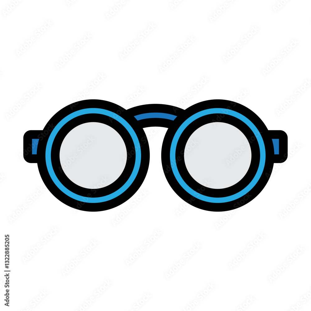 Reading Glasses Vector Filled Icon Design Reading Glasses Vector Filled Icon Design