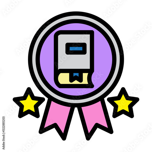 Bestseller Vector Filled Icon Design