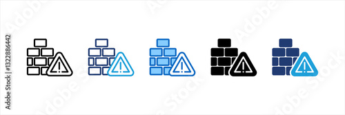 Alert Multi Style Icon Set