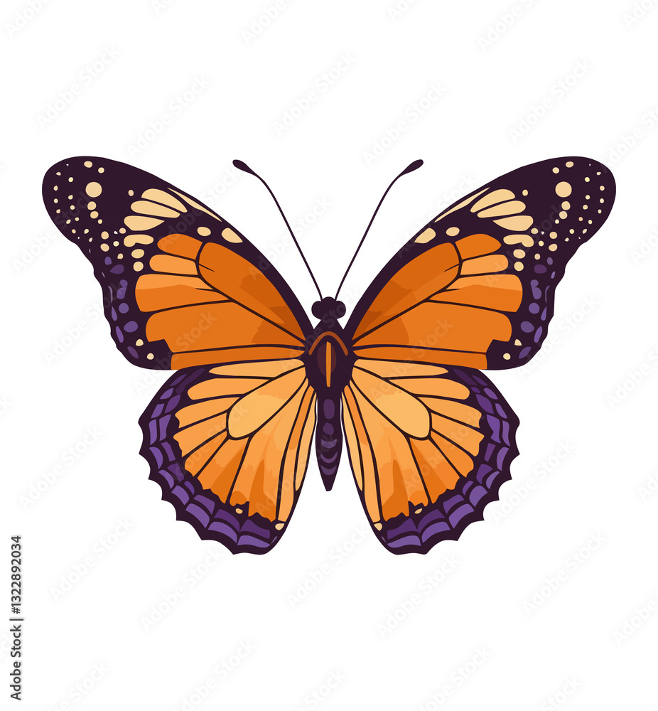 Fototapeta premium Whispers of Spring -Flutter By Butterfly