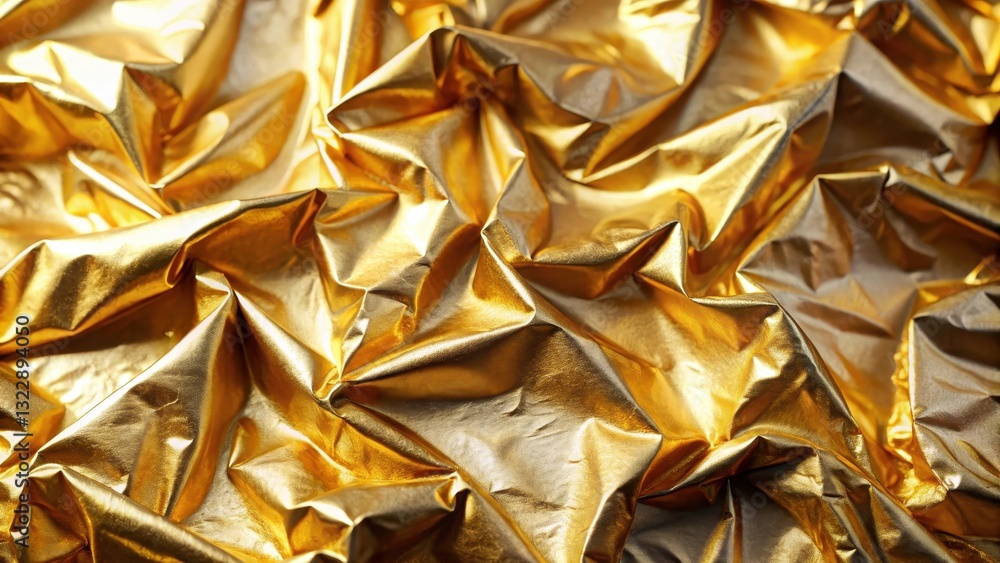 Luxurious Golden Fabric Draped in Elegant Folds and Soft Shadows A Textured Background Luxurious Golden Fabric Draped in Elegant Folds and Soft Shadows A Textured Background