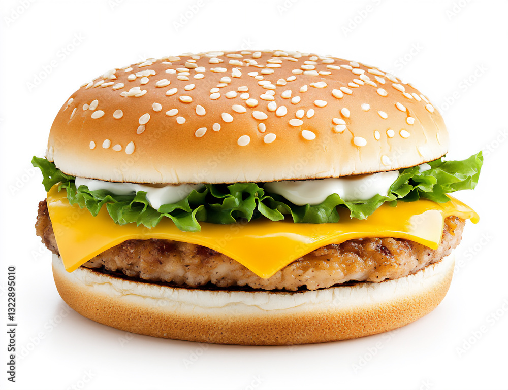 a photograph of a kfc chicken sandwich with cheese and mayonnaise, a photograph of a kfc chicken sandwich with cheese and mayonnaise,