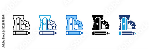 Sharpeners Multi Style Icon Set