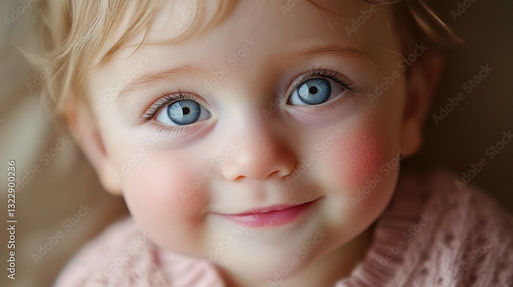 Adorable Toddler with Blue Eyes Adorable Toddler with Blue Eyes