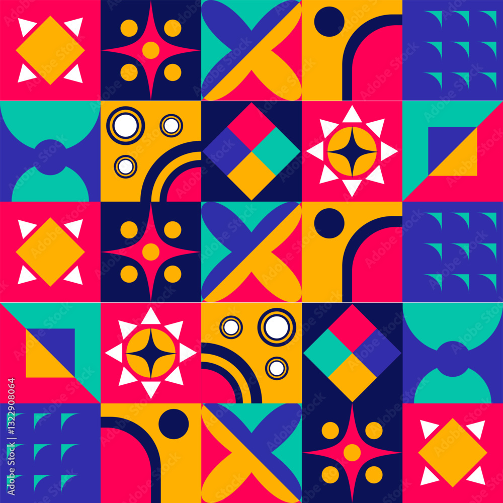 Geometric Seamless Pattern