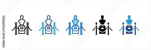 Museum Multi Style Icon Set