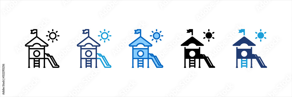 Playground Multi Style Icon Set Playground Multi Style Icon Set