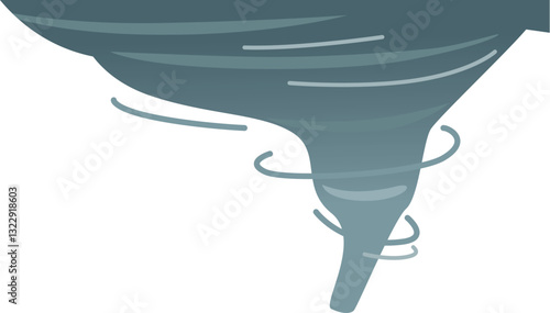 Tornado hurricane swirl vector illustration
