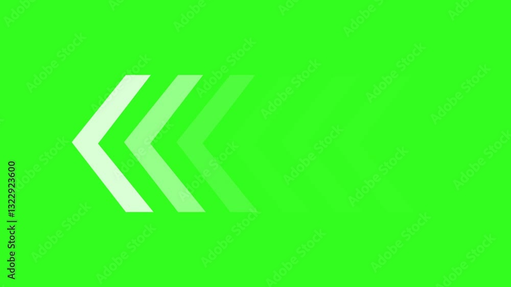 Arrows Green Screen Left Down Blink Sign Motion Graphics Animation. 4K resolution Arrows Green Screen Left Down Blink Sign Motion Graphics Animation. 4K resolution