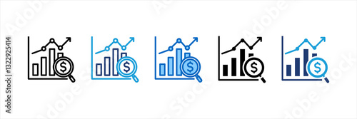 Marketing Analysis Multi Style Icon Set