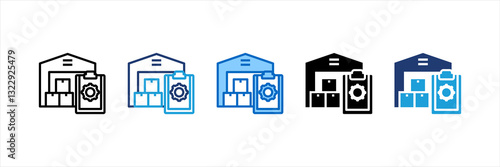 Inventory Management Multi Style Icon Set