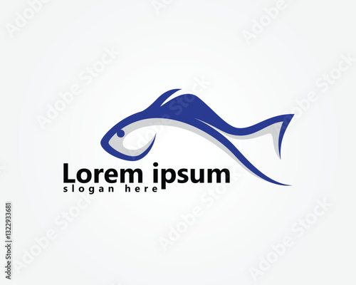 fishing logo fish abstract logo design inspiration