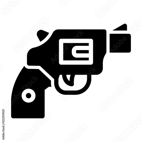 mini gun Solid icon