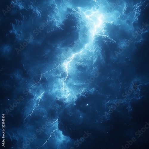 Wallpaper Mural Cosmic Storm: A Dramatic Display of Energy Torontodigital.ca