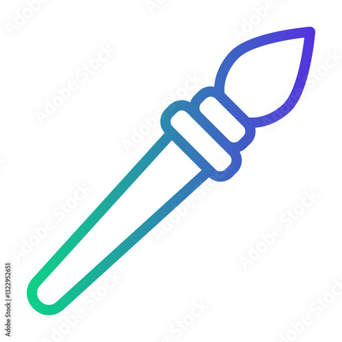spear Line Gradient Icon