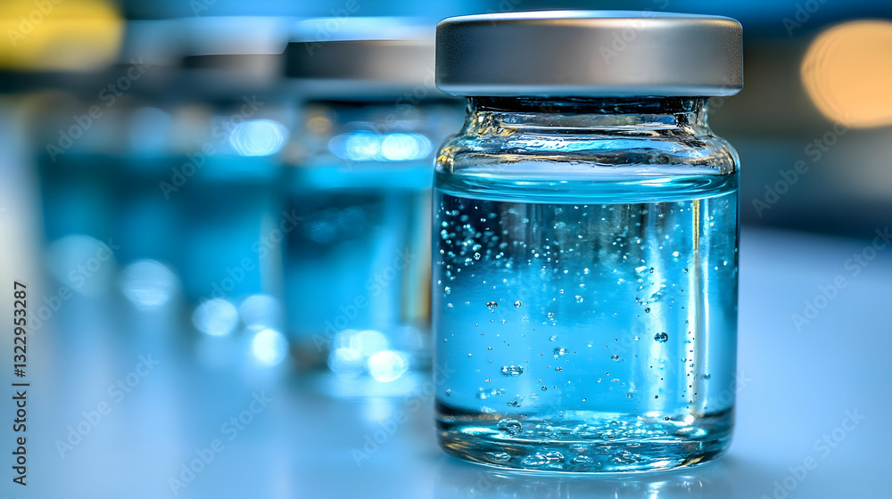 Lab vials, medical fluid, research, science Lab vials, medical fluid, research, science