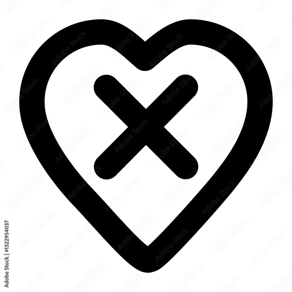 Obraz premium love icon