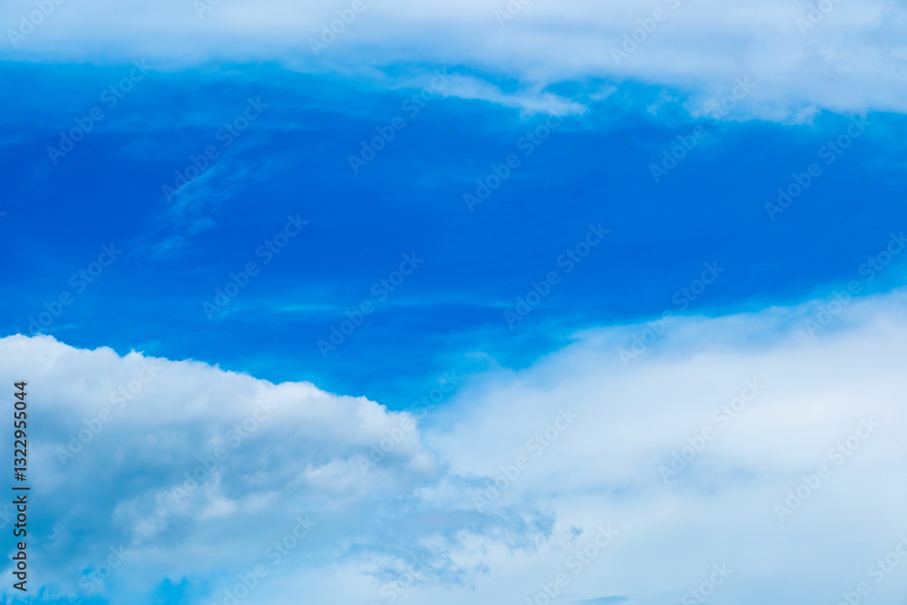 Panorama of cloud clear sky background for summer vacation concept at ocean and summer sea water with sunlight of beautiful cloudy Panorama of cloud clear sky background for summer vacation concept at ocean and summer sea water with sunlight of beautiful cloudy