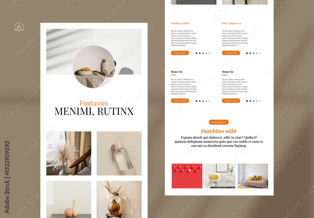 Brand Portfolio Newsletter Example.pdf Portfolio Newsletter Template Stock Template | Adobe Stock