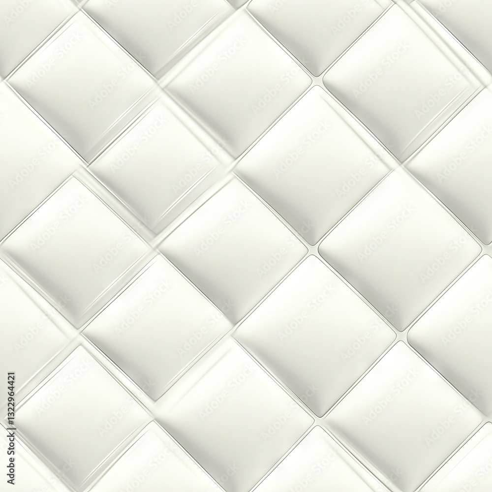 White Quilted Leather Texture White Quilted Leather Texture