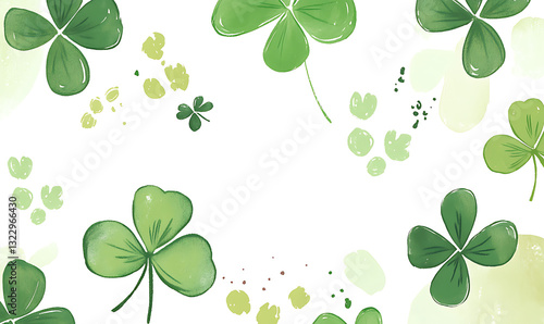 flowers and leaves in pictures illustrator2D