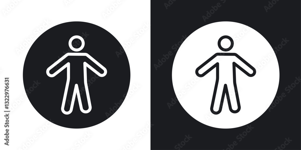 Universal access vector icon set in solid style. Universal access vector icon set in solid style.