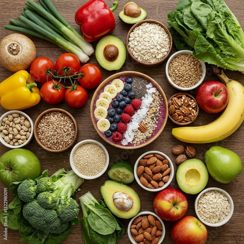 vegetables and fruits