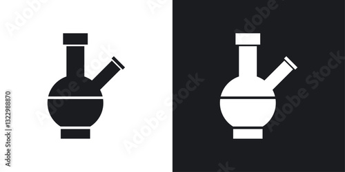 Bong icons pack in solid style
