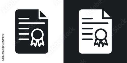 License icons pack in solid style