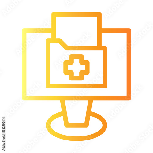 result Line Gradient Icon