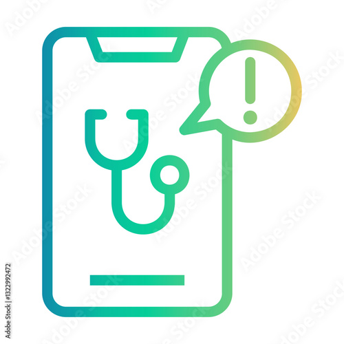 telemedicine Line Gradient Icon
