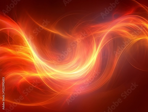 Wallpaper Mural Abstract Swirling Fire Flames Background Illustration Torontodigital.ca