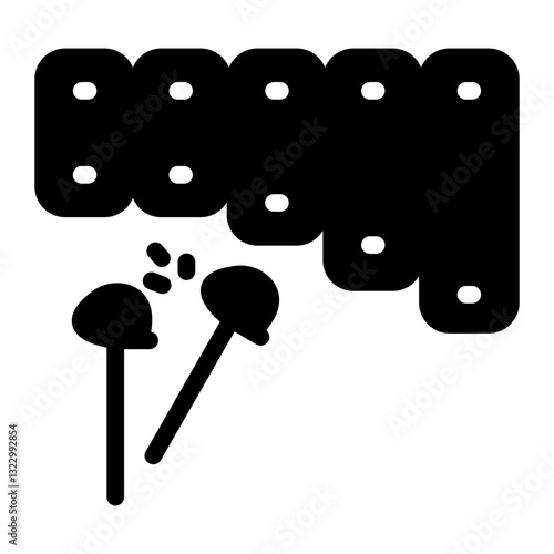 xylophone Solid icon