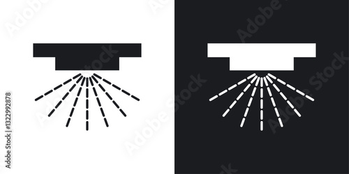 Sprinkler icons pack in solid style