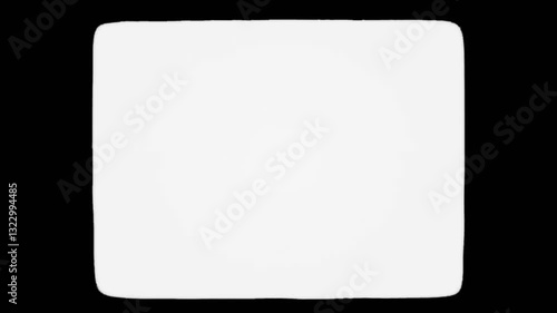 8mm Vintage Film Frame Overlay, with no Textured Effect.